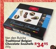 Van Den Bulcke Traditional Belgian Chocolate Seashells-250g