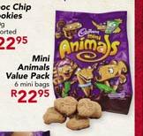 Cadbury Mini Animals Value Pack-6's Mini Bags