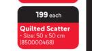 Home Living Quilted Scatter 850000468-Each