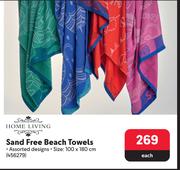 Home Living Sand Free Beach Towels 456279-Each