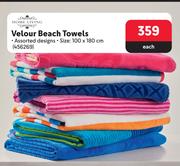 Velour Beach Towela 456269-Each