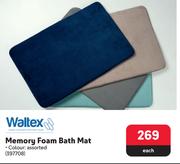 Waltex Memory Foam Bath Mat 397708-Each