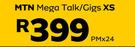 Hisense Infinity H50S 5G Enabled-On MTN Mega Talk/Gigs XS