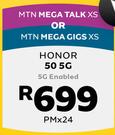 Honor 50 5G Enabled-On MTN Mega Talk XS Or On MTN Mega Gigs XS