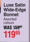 Evolve Luxe Satin Wide-Edge Bonnet