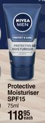Nivea Men Protective Moisturiser SPF15-75ml Each