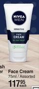Nivea Men Face Cream Assorted-75ml Each