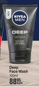 Nivea Men Deep Face Wash-100ml Each