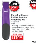 Wahl Pure Confidence Ladies Personal Grooming Kit (11 Piece)