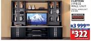 Clayton 3-Piece Wall Unit