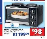 Kelvinator Mini Oven Black