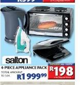 Salton 4-Piece Appliance Pack