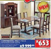 Continental MK2 9-Piece Diningroom Suite