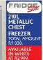 Fridge Star 210Ltr White Chest Freezer