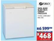 Zero 180Ltr Gas/Electric Chest Freezer