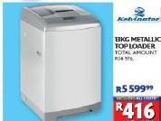 Kelvinator 13kg Metallic Top Loader