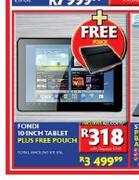Fondi 10" Tablet+Free Pouch