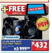 Panasonic 2.0 VK-VX65 Hi-Fi+Free Tablet