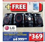 LG 2.1 CM4550 Hi-Fi+Free Sinotec Cellphone