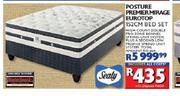 Sealy Posture Premier Mirage Eurotop 152cm Bed Set