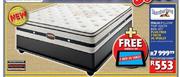 Slumberland Italia Pillow Top 152cm Bed Set+Free 7" 3G Tablet