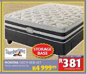 Slumberland Modena 152cm Bed Set