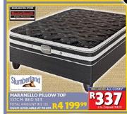 Slumberland Maranello Pillow Top 137cm Bed Set