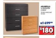 Arabella 4 Drawer Chest