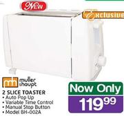 Muller&Houpt 2 Slice Toaster BH-002A