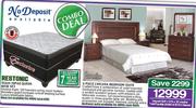 Restonic 152Cm Topaz Queen Base Set+ Florentine 5 Piece Chelsea Bedroom Suite