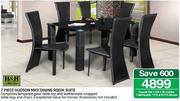 H&H Collection 7 Piece Hudson MKII Dining Room Suite