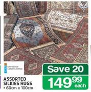 Assorted Silkies Rugs 60x100Cm-Each