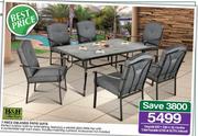 H&H Collection 7 Piece Orlando Patio Suite