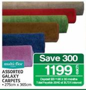 Multi-Flor Assorted Galaxy Carpets 275x365Cm-Each