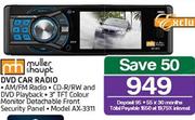 Muller&Houpt DVD Car Radio AX-3311