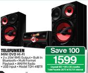 Telefunken Mini DVD Hi-Fi TDH-41BTR