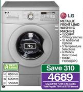 LG Metallic Front Load Washing Machine F10B8QDPD