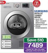 Samsung Metallic Tumble Dryer DV80H4000CS