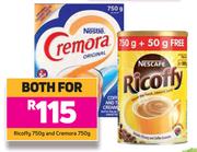 Ricoffy 750g & Creamer 750g-Both For