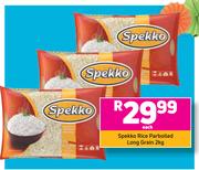 Spekko Rice Parboiled Long Grain-2Kg Each