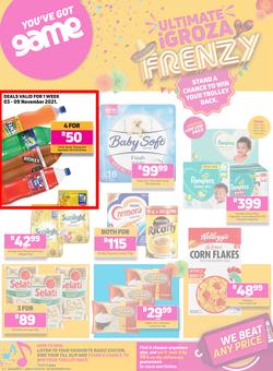 Game Kwa-Zulu Natal Food : Ultimate iGroza Frenzy (3 November - 9 November 2021), page 1