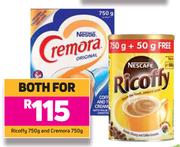 Ricoffy 750g & Cremora 750g-Both For