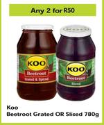 Koo Beetroot Grated Or Sliced-For Any 2 x 750g