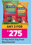 Ol'Roy Adult Dog Food Assorted-For Any 2 x 8Kg
