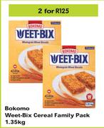 Bokomo Weet Bix Cereal Family Pack-For 2 x 1.35Kg