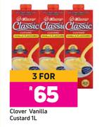 Clover Vanilla Custard-For 3 x 1L