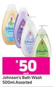 Johnson's Bath Wash Assorted-500ml Each