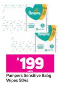 Pampers Sensitive Baby Wipes 504's-Each