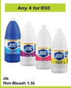 Jik Thin Bleach-For Any 4 x 1.5L