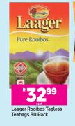 Laager Rooibos Tagless Teabags 80 Pack-Each
